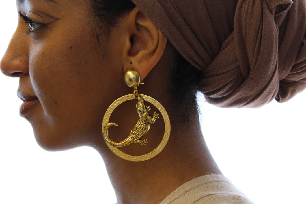 ALLIGATOR EARRINGS